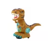 LEAN TOYS Dinossauro Dançante Sensor de Obstáculos Luzes Sons Amarelo