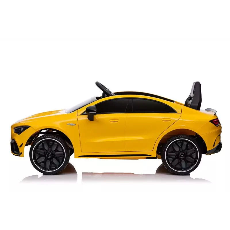 LEAN CARS Carro a Bateria Mercedes CLA 45s AMG Amarelo 4x4