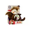 LEAN TOYS Esquilo de Peluche Brinquedo Educativo Interativo Ajuda a Dormir Melodias Fofas