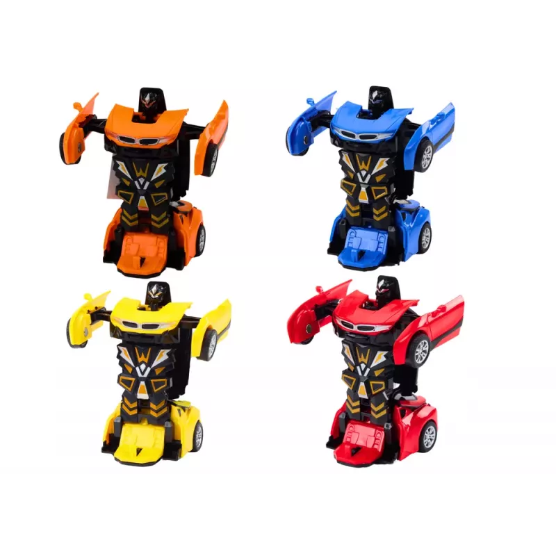 LEAN TOYS Carro-Robot 2em1 Robô 4 Cores