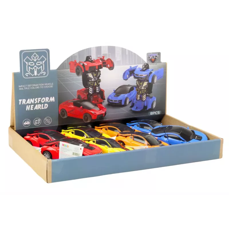 LEAN TOYS Carro-Robot 2em1 Robô 4 Cores