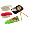 LEAN TOYS Conjunto de Brincar Sushi, Acessórios Camarão para Crianças, 24 Peças