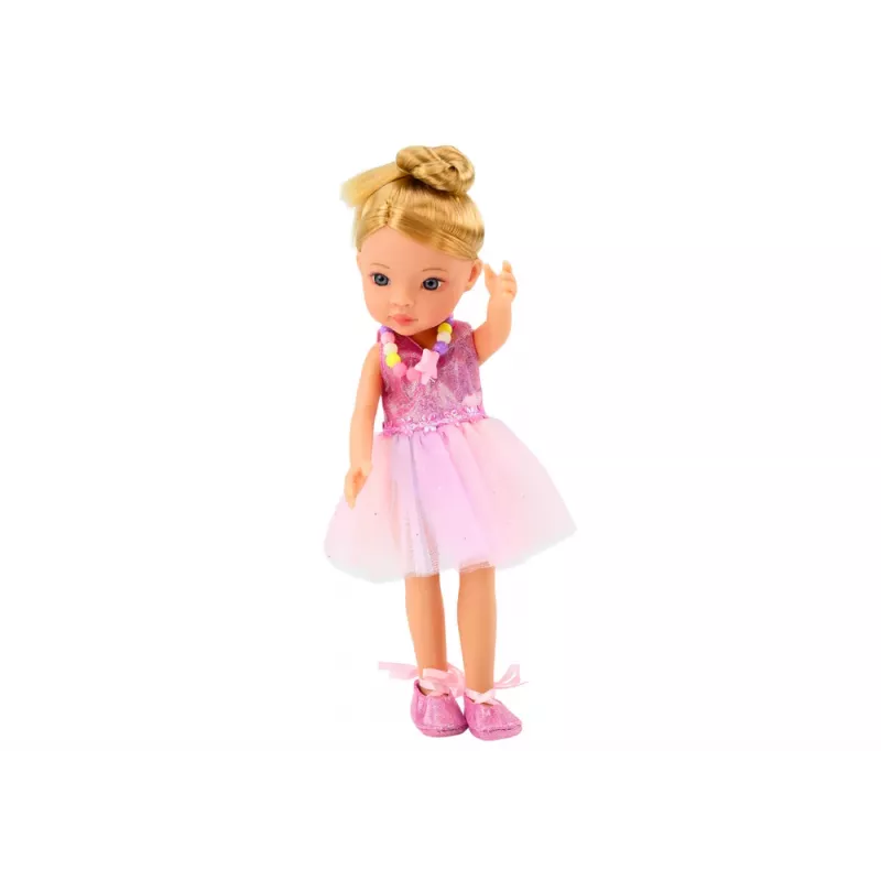 LEAN TOYS Boneca Bailarina Rosa Acessórios de Bailarina Conjunto de Vestido
