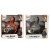 LEAN TOYS Figura Cavalo Castanho Cinzento em Pé Estábulo Quinta Cavalo Fofo