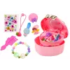 LEAN TOYS Conjunto: Baú, Caixa Coração, Cofre de Joias, Acessórios MIX