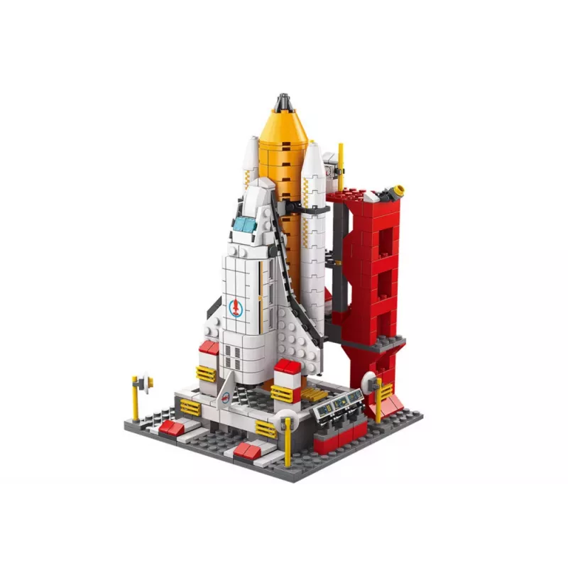 LEAN TOYS Blocos de construção Space Rocket 6em1 Space Vehicles 1000 unid.