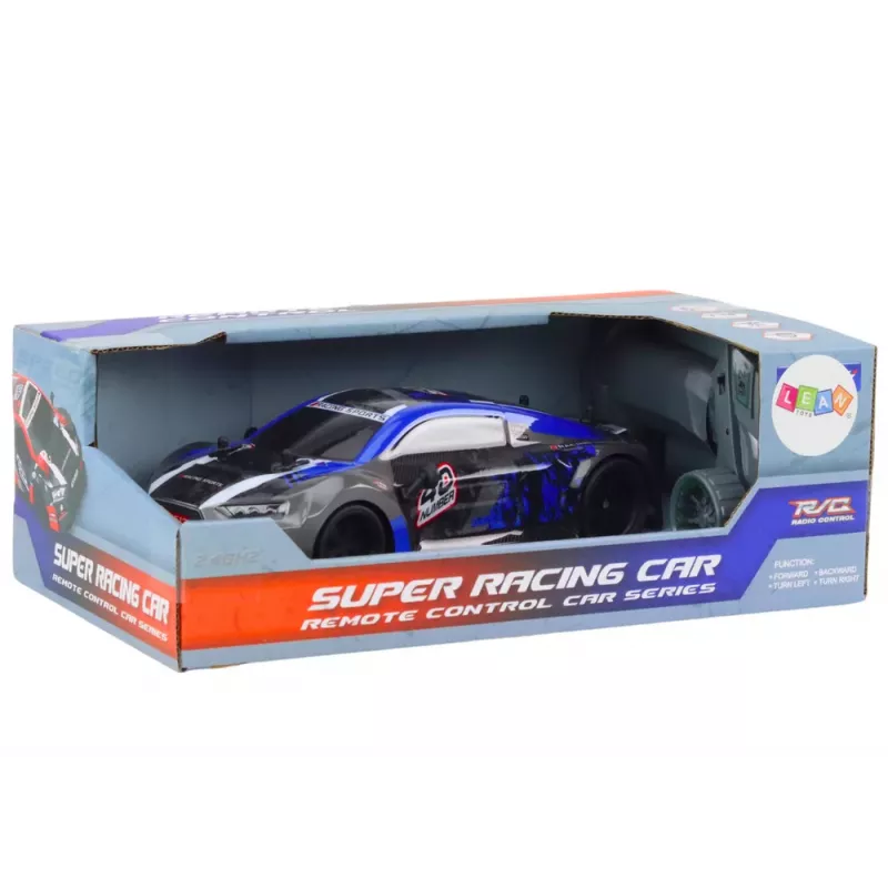LEAN TOYS Carro telecomandado RC 1:18 Pneus de borracha Drift Azul