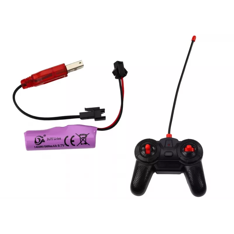 LEAN TOYS Racer RC telecomandado 1:12 Vermelho Luzes Sons