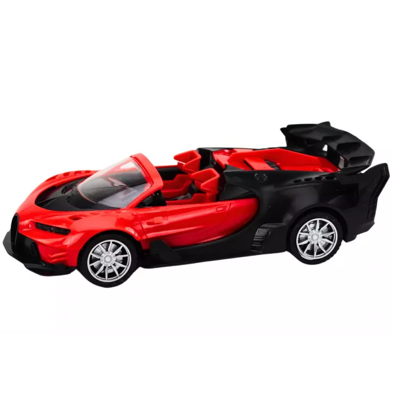 LEAN TOYS Carro de brincar Carro desportivo telecomandado RC 1:18 Vermelho
