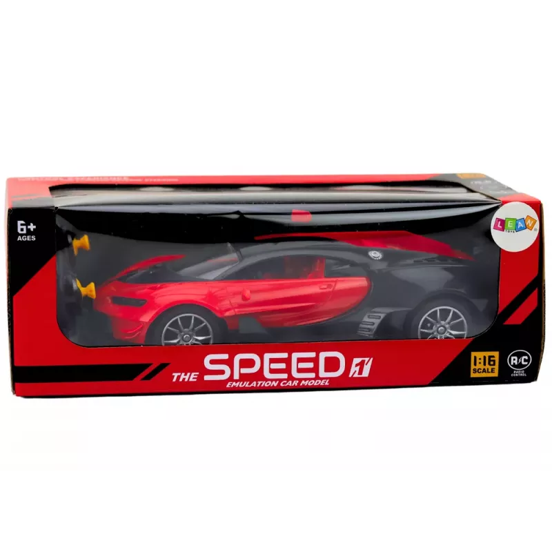 LEAN TOYS Carro desportivo telecomandado Vermelho 1:16 Carro RC