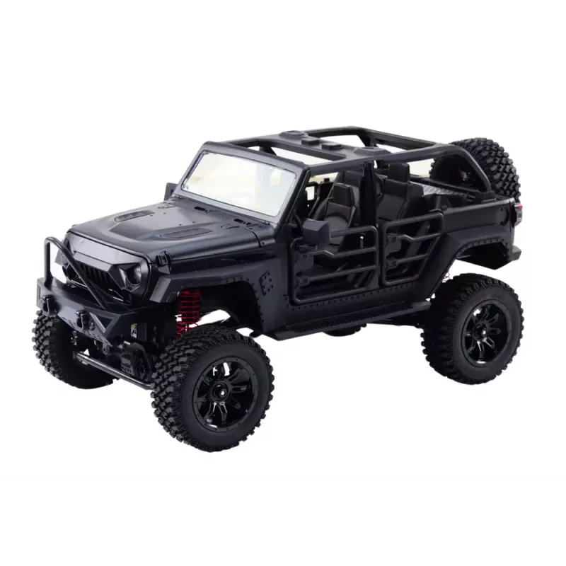 LEAN TOYS Veículo todo-o-terreno telecomandado RC 2.4G Tração 4x4 Preto
