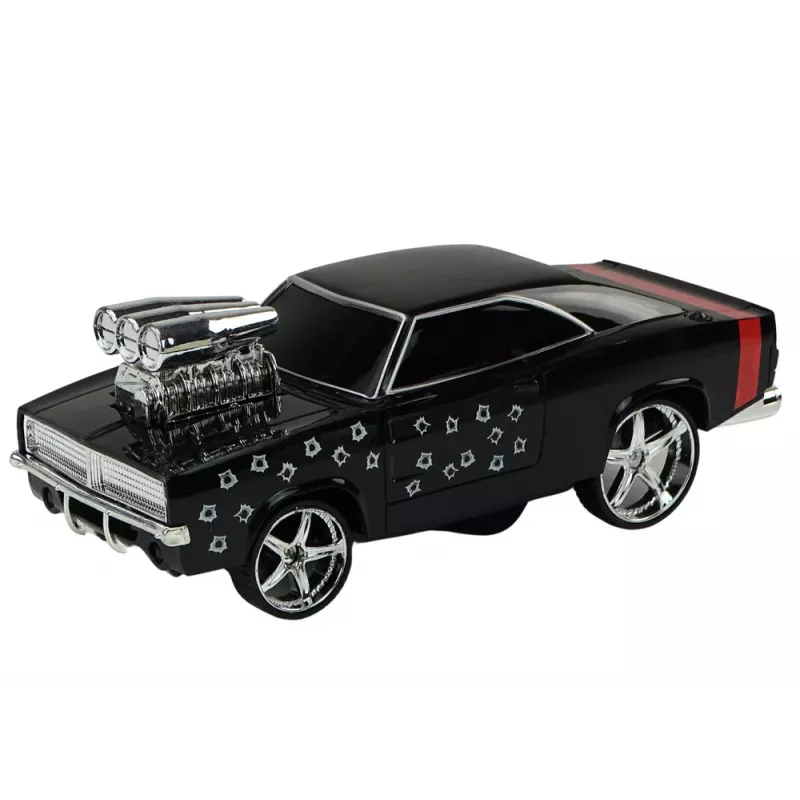 LEAN TOYS Veículo RC 1:18 Drift 360 Luzes Sons Preto