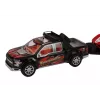 LEAN TOYS conjunto de pickup com camião reboque, semirreboque, carro desportivo e veículo todo-o-terreno