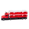 LEAN TOYS Lora camião reboque pista de corrida 2em1 luzes sons sinais carros vermelho