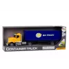 LEAN TOYS camião TIR semirreboque luzes sons tração amarelo