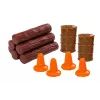 LEAN TOYS camião de madeira com atrelado 1:24 troncos de madeira sons luzes