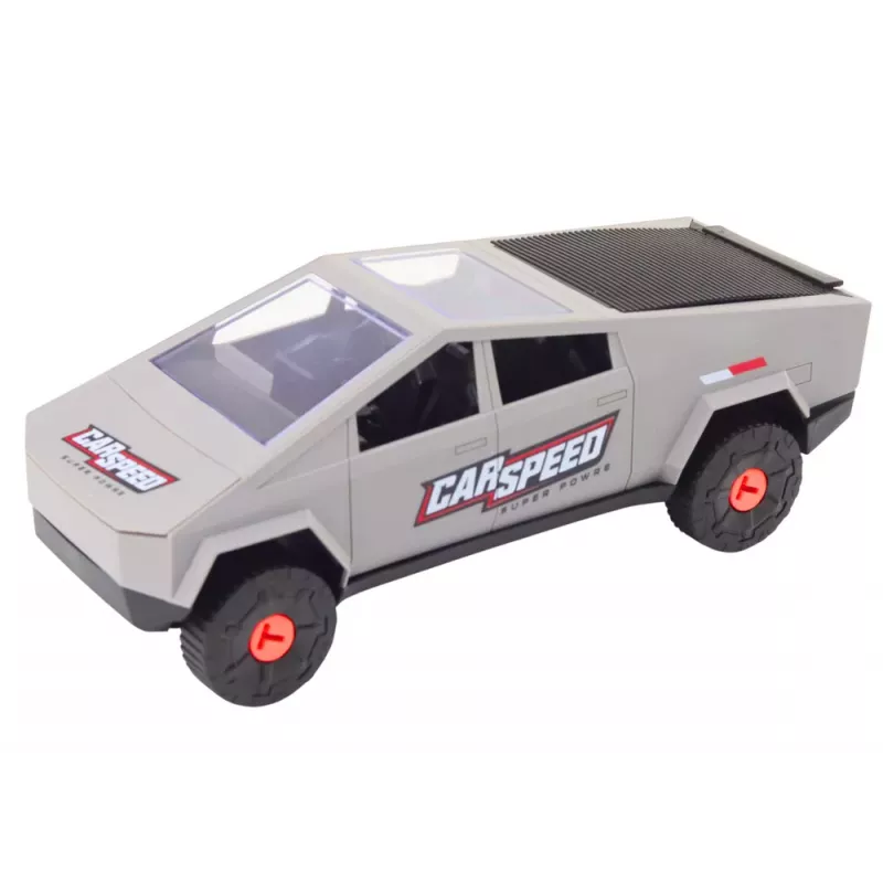 LEAN TOYS conjunto de carro moderno com quad para desmontar DIY cinzento