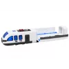 LEAN TOYS comboio de passageiros carris giratórios DIY sons luzes