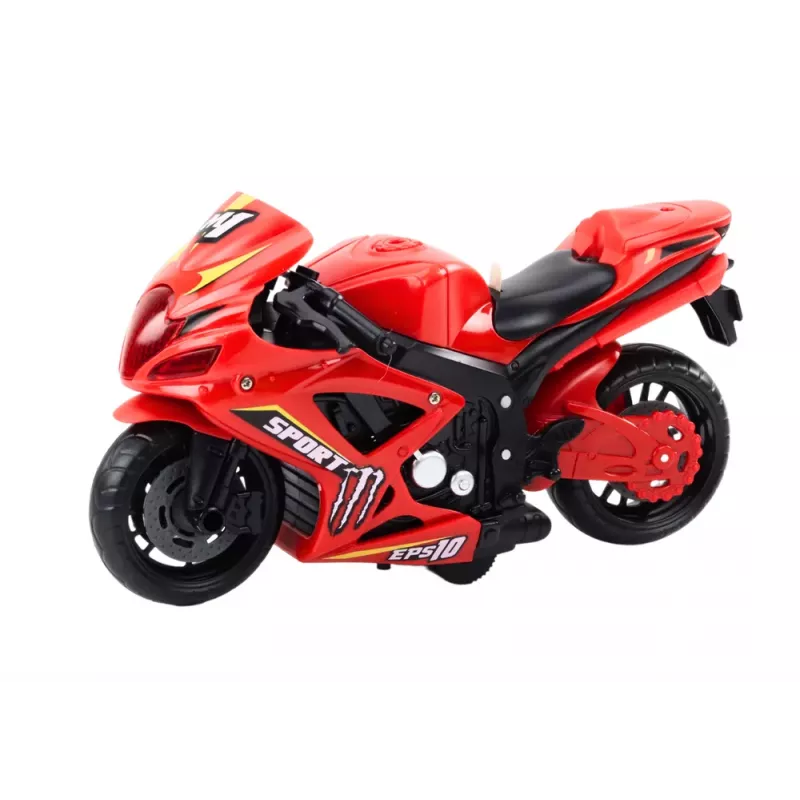 LEAN TOYS mota desportiva tração por fricção luz e som 2 cores