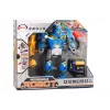 LEAN TOYS robô com arma giratória, berbequim, chave de fendas, luz e som, azul