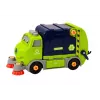 LEAN TOYS camião do lixo de desenhos animados giratório móvel DIY azul-marinho