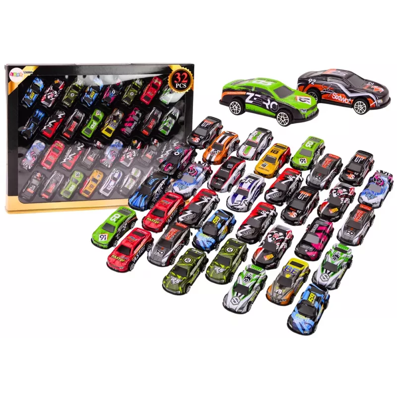 LEAN TOYS Conjunto de Molas para Carros, Carros Telecomandados, Colorido, 32 Peças