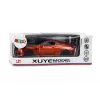 LEAN TOYS Carro Desportivo Metal Acionamento por Fricção com Elementos Abertos 1:24 Laranja