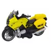 LEAN TOYS Mota Desportiva com Acionamento por Fricção, 3 Designs Amarelo Laranja Branco