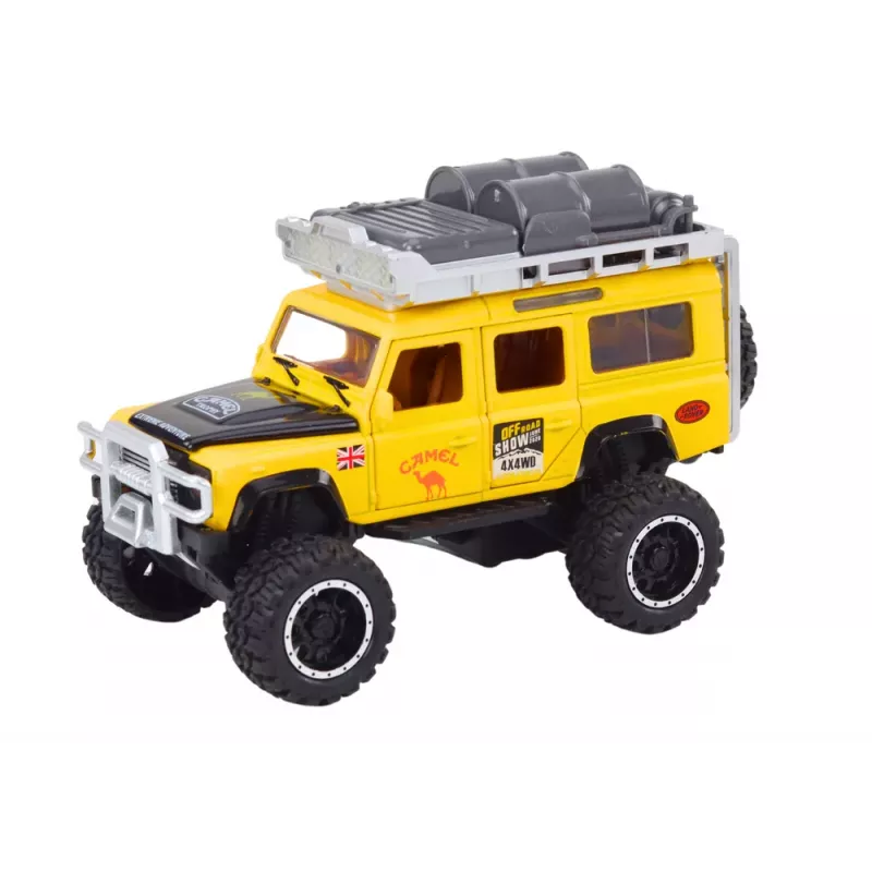 LEAN TOYS Carro Todo-o-Terreno Guarda 1:32 Metal Acionamento Luzes Sons