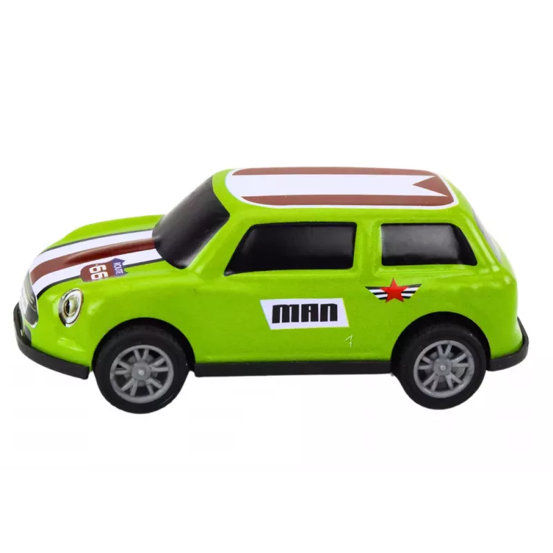 LEAN TOYS Conjunto de Carros, Molas, Acionamento, Colorido, 12 Peças