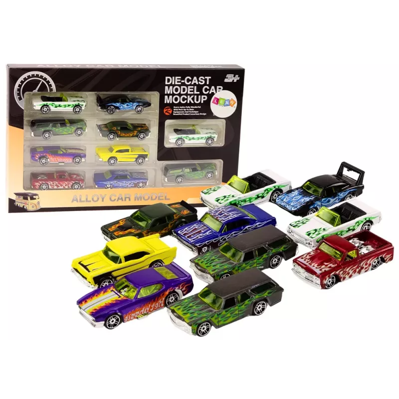 LEAN TOYS Conjunto de Molas de Suspensão para Carros 1:64 Metal 10 Unid.