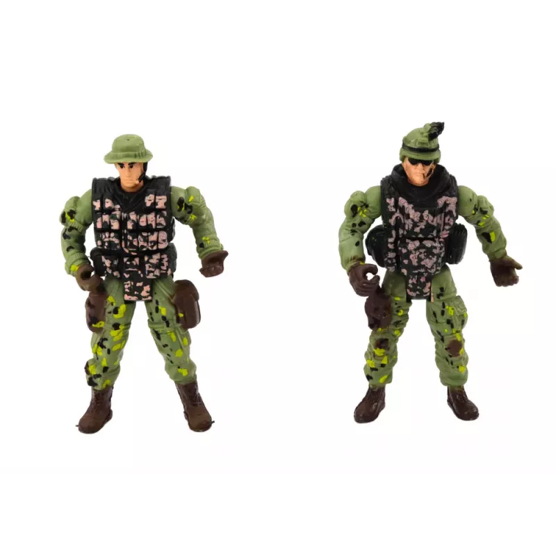 LEAN TOYS Conjunto Militar Barco de Combate Militar com Soldados, Acessórios e Sons