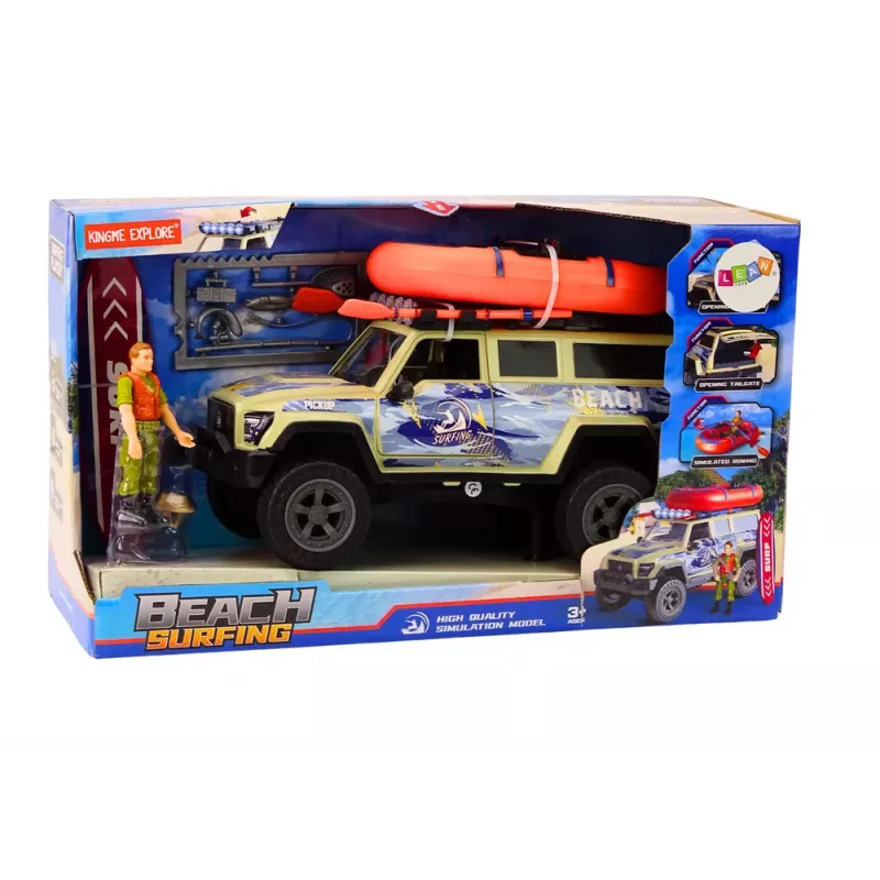 LEAN TOYS Carro Todo-o-Terreno Serfera Acessórios Prancha de Pontão - Pranchas de Recuperação de Tração Pretas (Par)