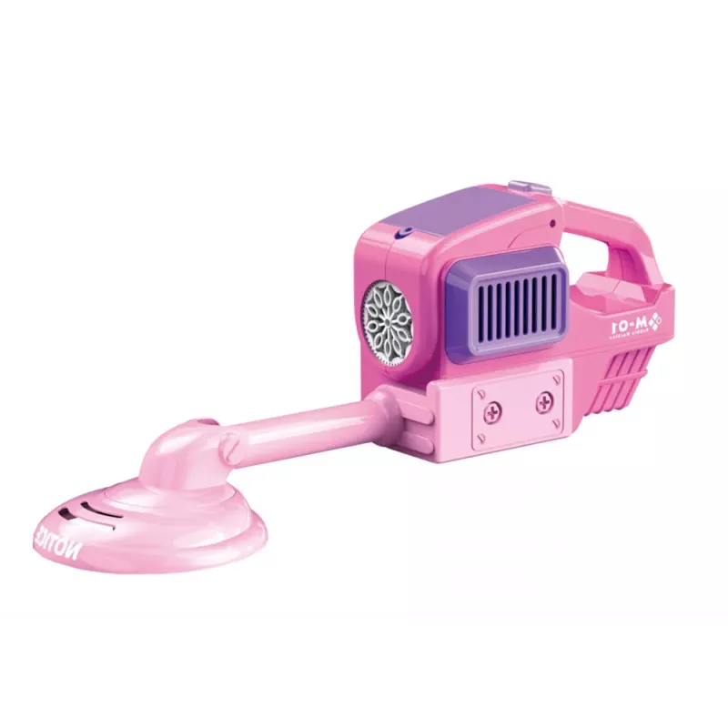 LEAN TOYS Máquina de bolas de sabão corta-relva aparador duas soluções rosa