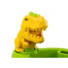 LEAN TOYS Conjunto de balde de areia com regador de duche e moldes dinossauros