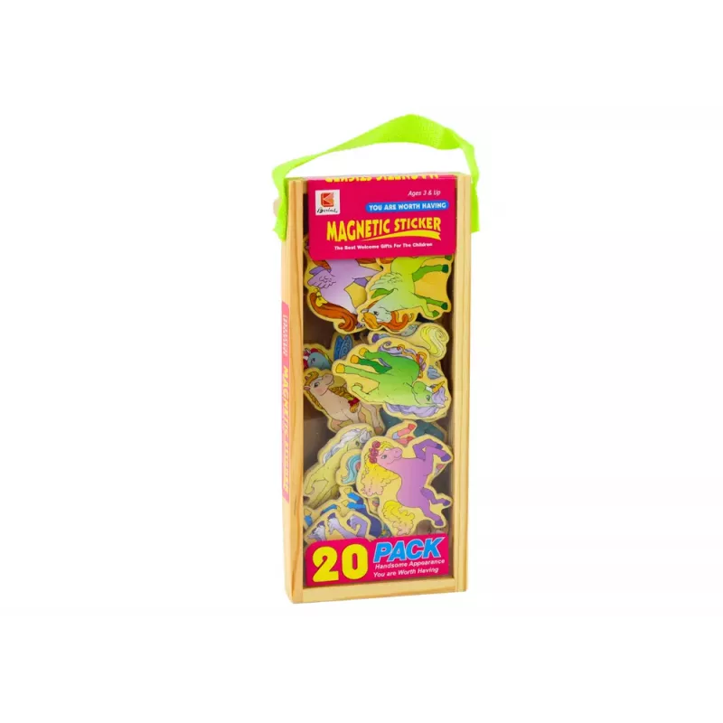 LEAN TOYS Conjunto com 20 esferas magnéticas coloridas