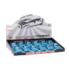 LEAN TOYS Carro desportivo 1:32 die-cast metal figura de ação spoiler azul