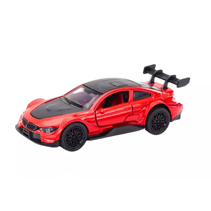 LEAN TOYS Carro desportivo 1:32 propulsão por fricção vermelho