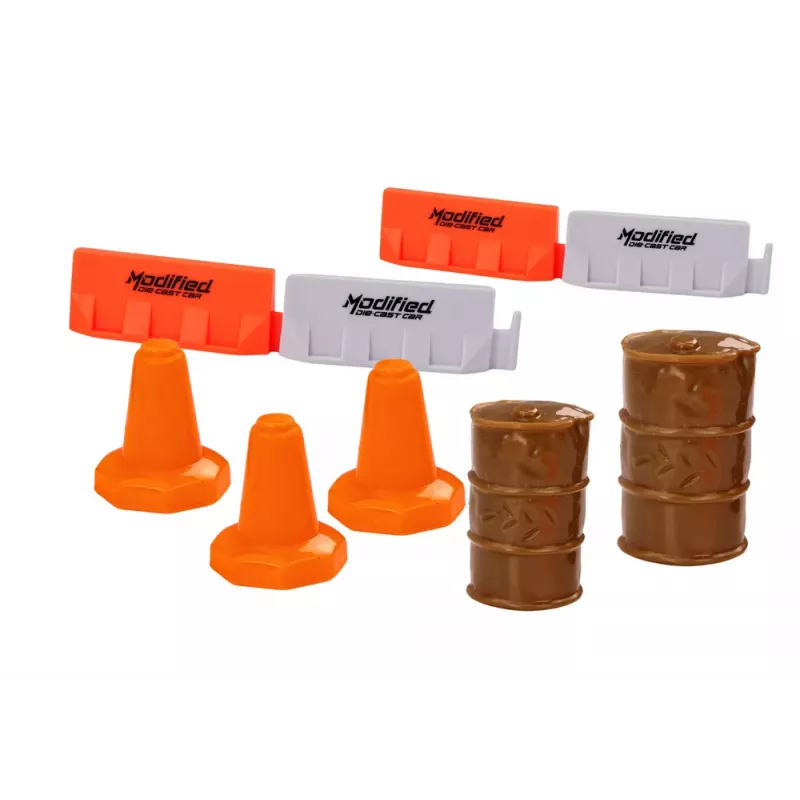 LEAN TOYS Camião com atrelado azul 1:24 acessórios de camião TIR sons