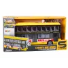 LEAN TOYS Autocarro de dois andares 1:16 luzes sons propulsão por fricção amarelo