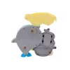 LEAN TOYS Conjunto de banho Blue Dolphin com brinquedo aquático
