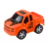 LEAN TOYS Camião de reboque multifuncional com luz e som 1:16 laranja