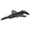 LEAN TOYS Pistola de dardos 2 em 1 com lançador de avião azul
