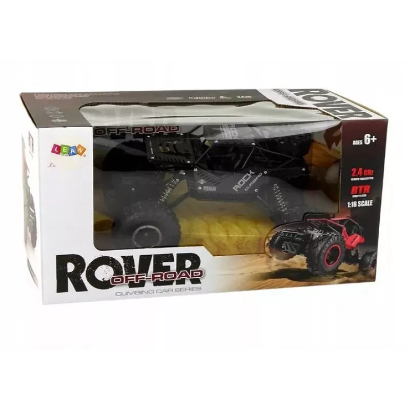 LEAN TOYS Carro todo-o-terreno com controlo remoto grande 4x4 escala 1:10
