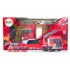 LEAN TOYS Carro de bombeiros com braço e controlo remoto RC com luzes de pulverização