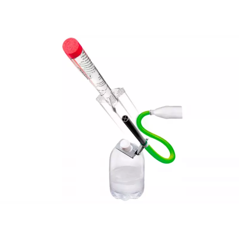 LEAN TOYS Kit científico de foguetão ecológico de ar comprimido 23 experiências