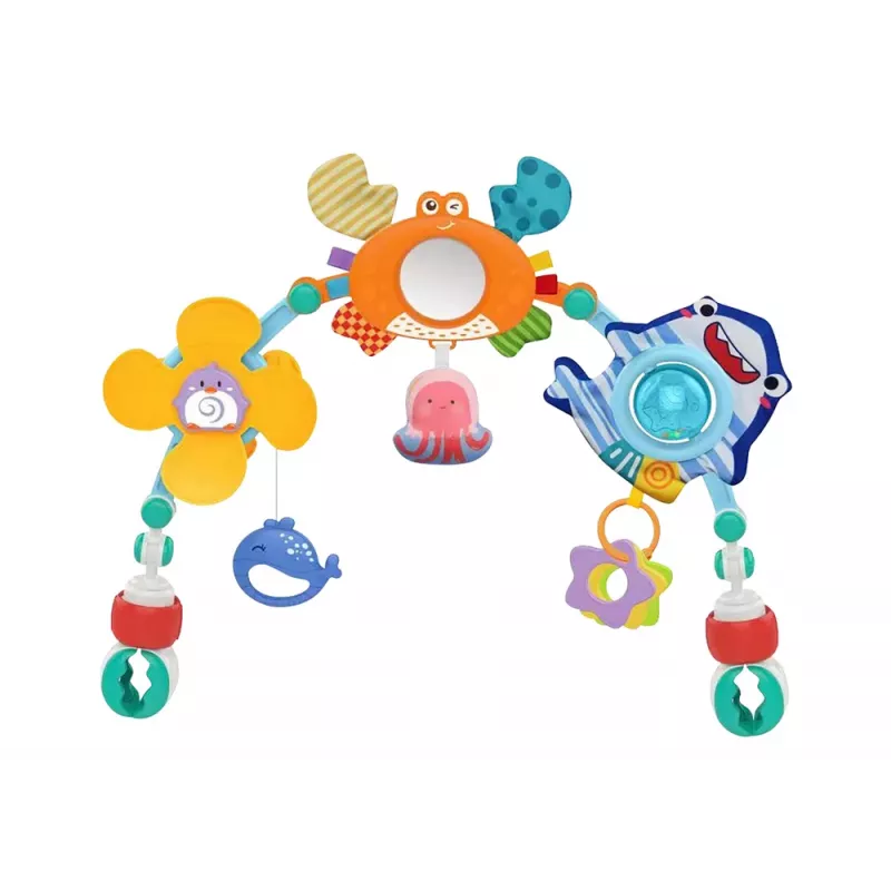 LEAN TOYS Berço suspenso baloiço animais marinhos oceano