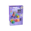 LEAN TOYS Blocos educativos macios animais, números e letras coloridos 12 unid.