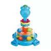 LEAN TOYS Pião de hipopótamo com bolas para bebés azul