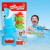 LEAN TOYS Conjunto de banho tubarão caçador de peixes azul